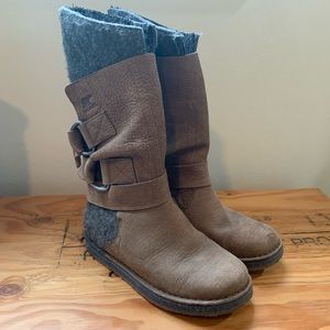 Sorel Waterproof felt Leather boots